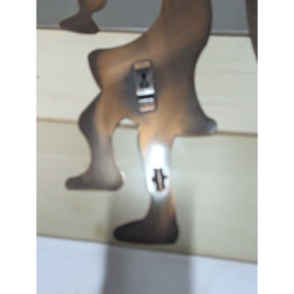 2 Kokopelli Copper Fertility Aztec Musicians 20" Wall Decor Metal Dancing Gift - Picture 6 of 8